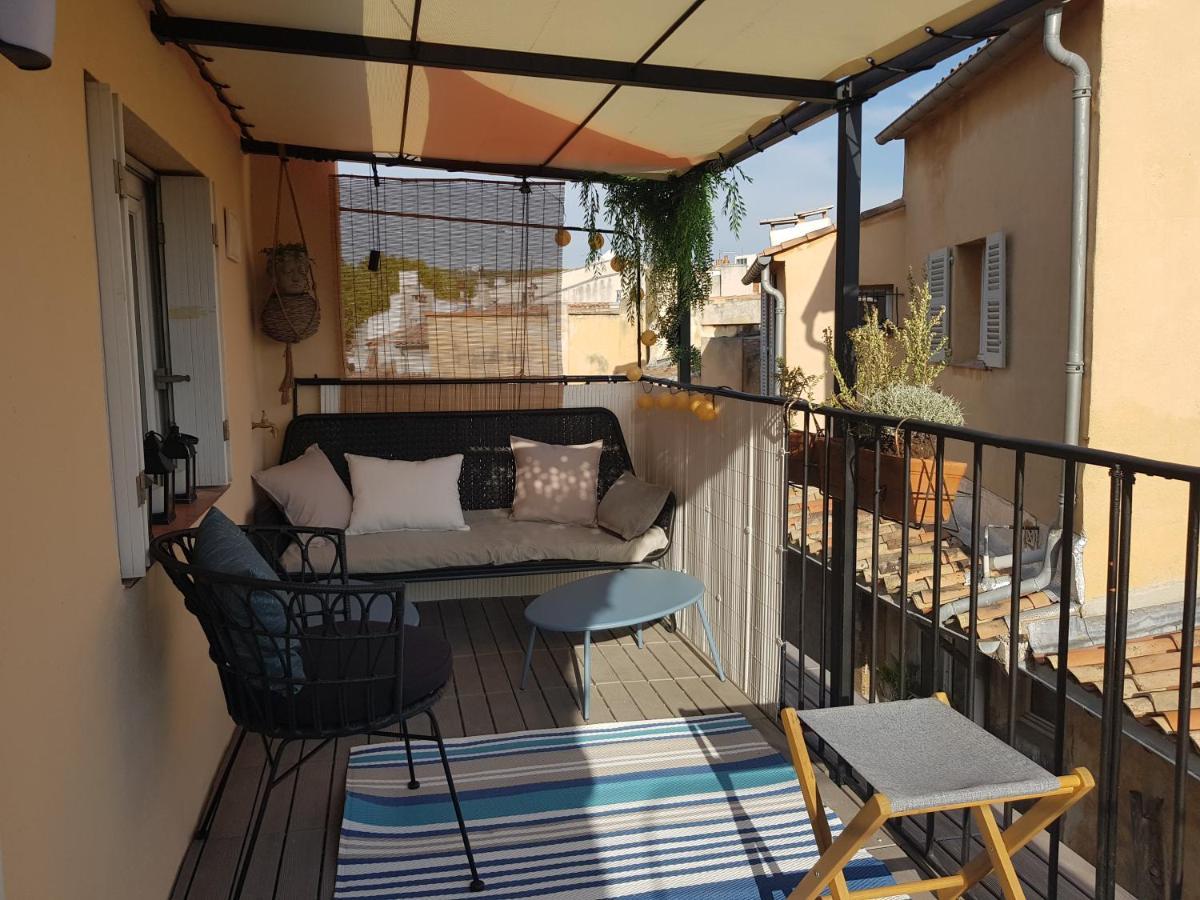 Beau Duplex Avec Terrasse - Centre Historique Daire Aix-en-Provence Dış mekan fotoğraf